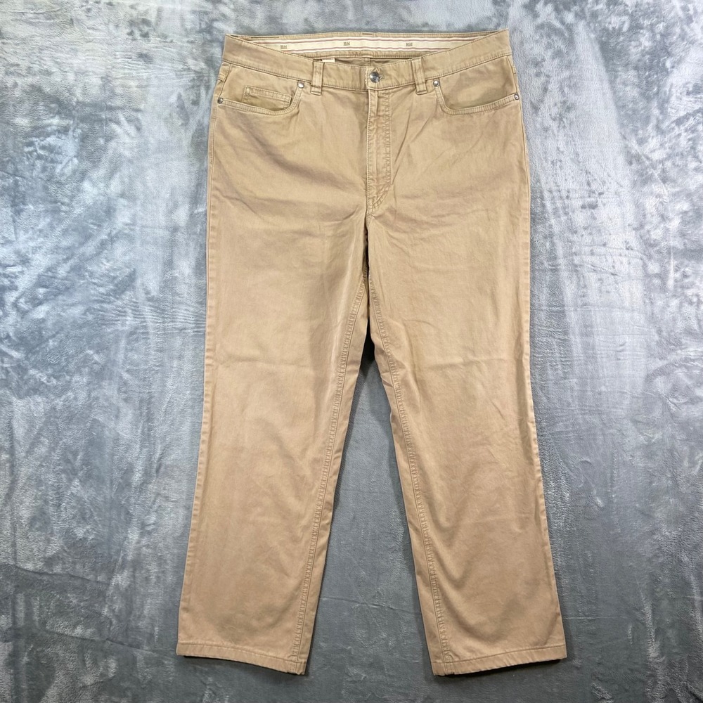 Hiltl ZF 500 Chino Pants Men's 36x30 Beige Cotton